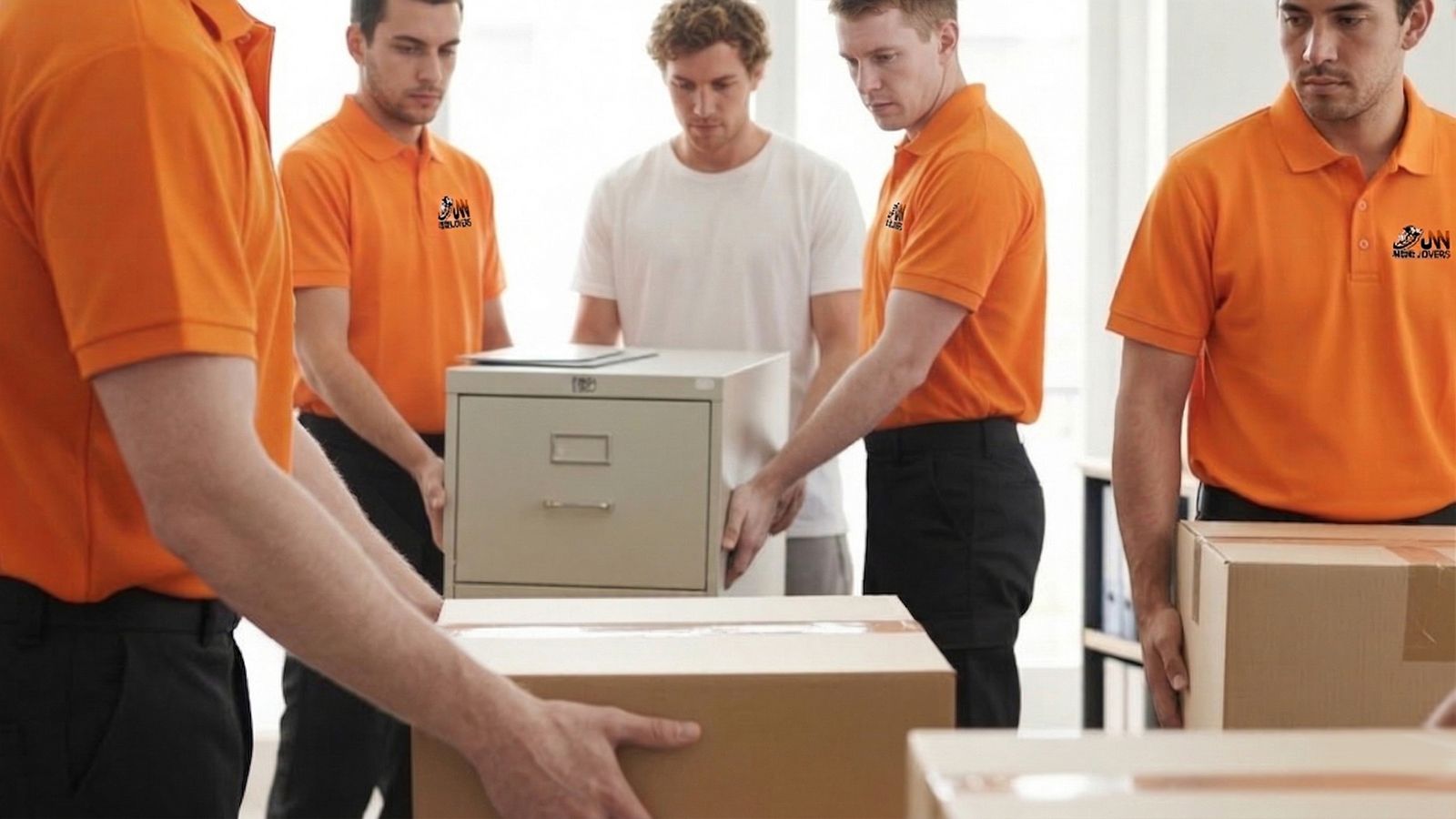 The UNN Movers crew at work on a Sydney job
